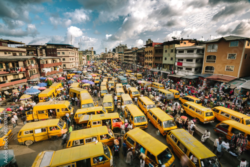 Busy Lagos, Nigeria photo