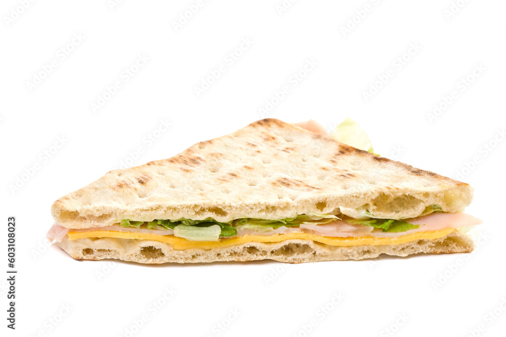 healthy ham and cheese whit mayonnaise sandwich on white background healthy ham and cheese whit mayonnaise sandwich on white background