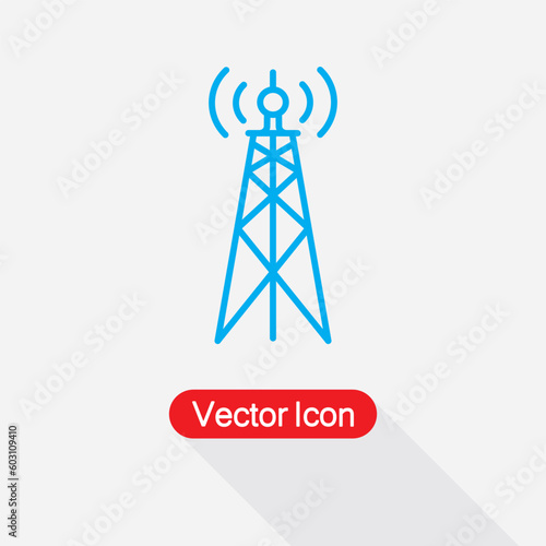 Antenna icon, Radio Antenna Icon, Radio tower icon, Communication tower collection Vector Illustration Eps10