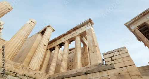 Acropolis of Athens, entrance gate pillars.