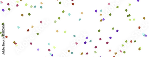 colorful stars. Confetti celebration, Falling golden abstract decoration for party, birthday celebrate,