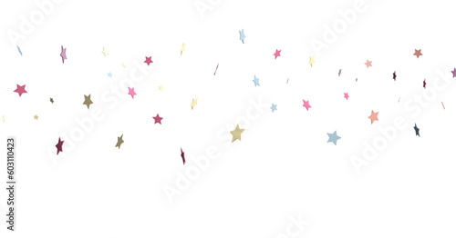 Cuadro en lienzo colorful abstract modern 3d stars - png transparent