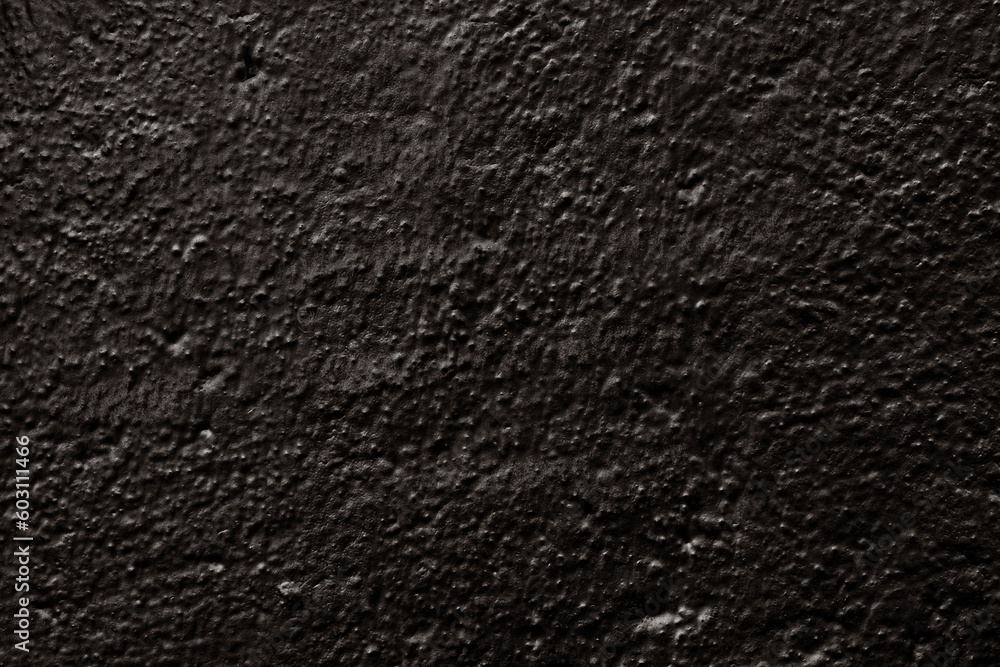 Detail of wall black stippled paint Detail of wall black stippled paint