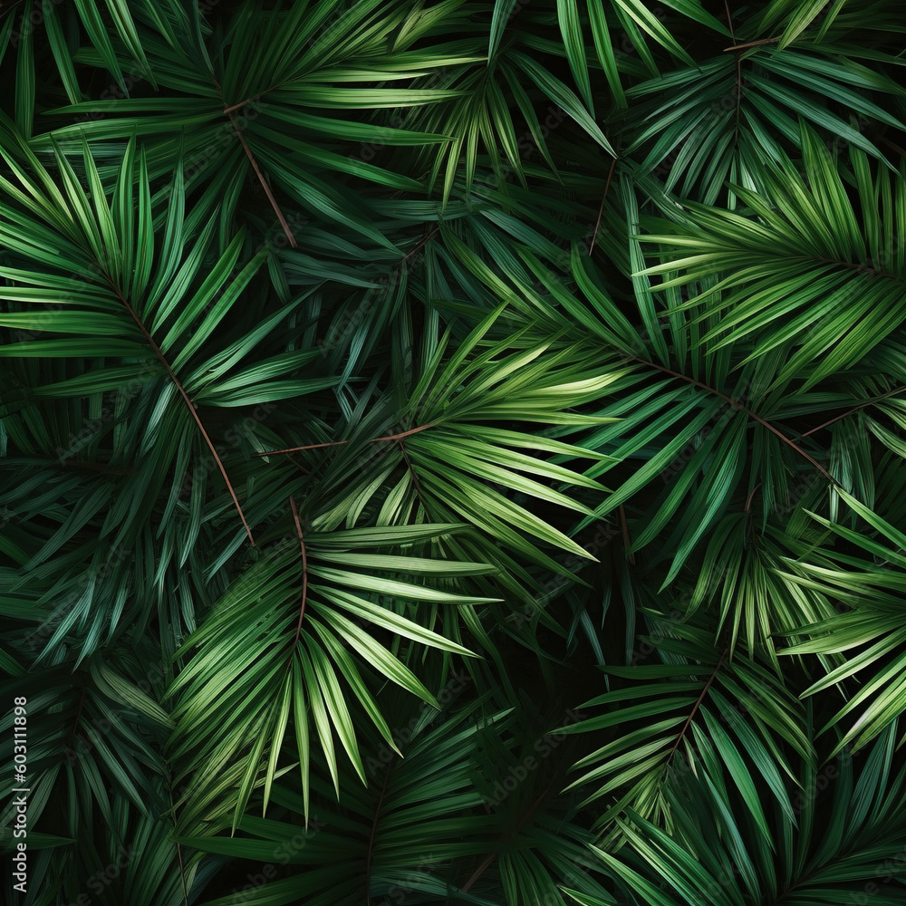 Natural green wallpaper and background.Generated by AI.
