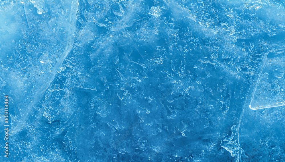 Obraz premium Ice texture, Ice background, Winter texture background, Grunge texture, Generative AI