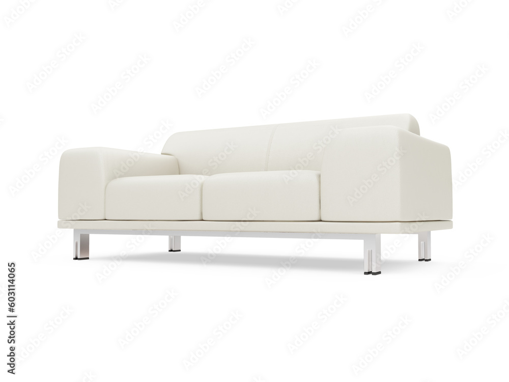 isolated sofa over white background isolated sofa over white background