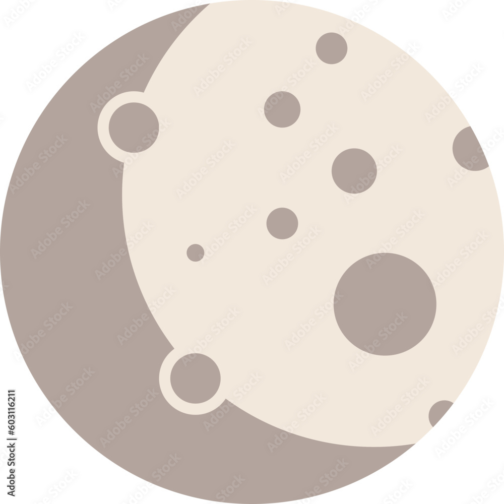 Fototapeta premium Moon Icon