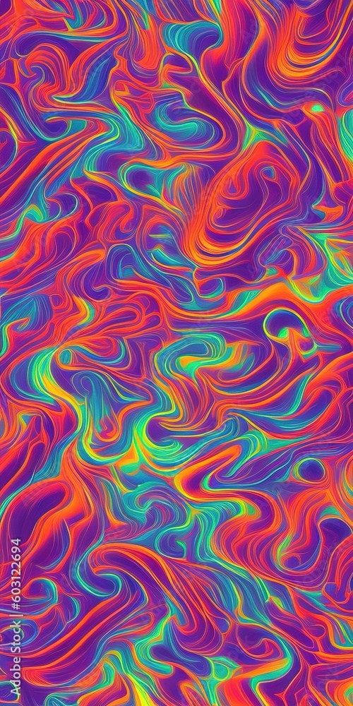 Colorful background with a pattern of colors and lines Generative AI