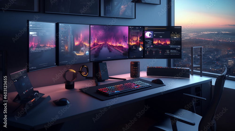 Naklejka premium Arbeitsplatz