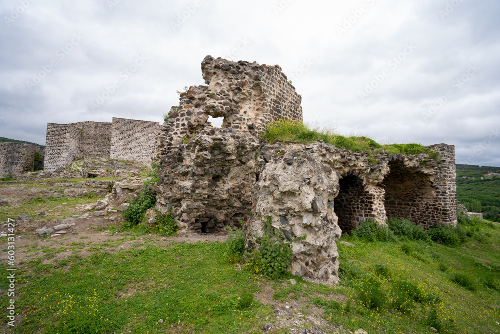 Ruins of Niksar Castle in Tokat. Ruins of Niksar Castle in Tokat.