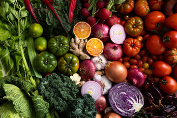 fresh fruits and vegetables