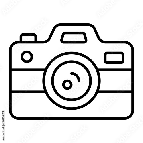 Camera Thin Line Icon