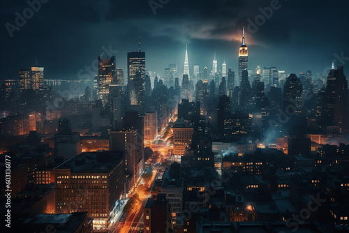A cityscape that never sleeps Generative AI