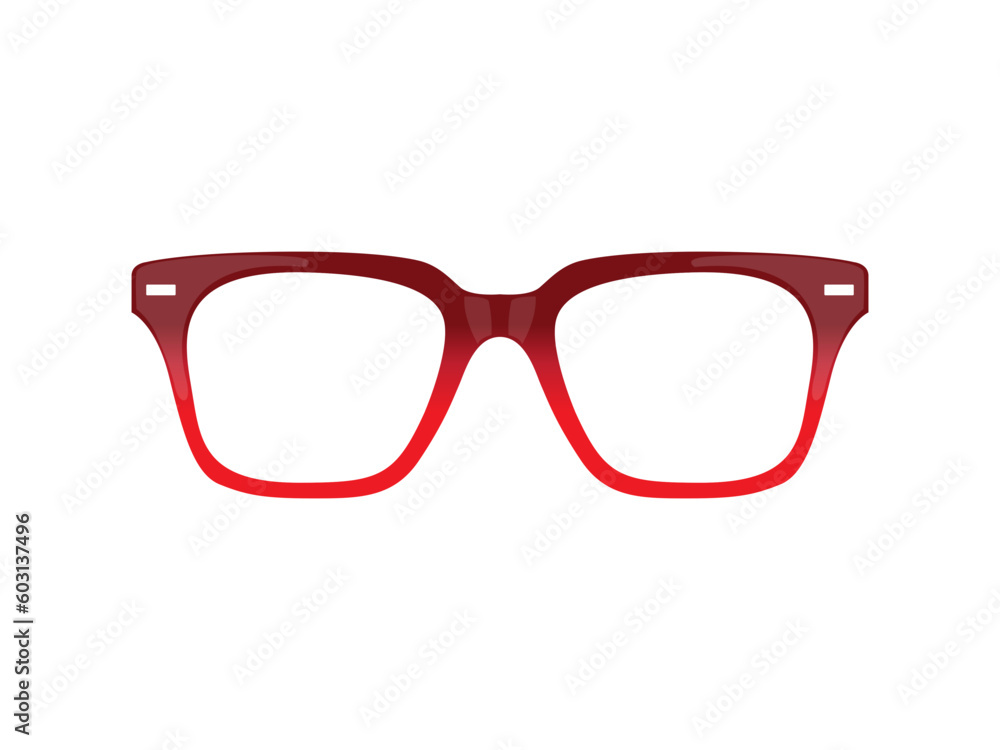 Fototapeta premium Eye Glasses, Eye Glass Icon, Eye Glass Vector, Sunglass Illustration, Reading Glasses, Reading Glass Vector, Thick Glass Frame, Thick Framed Glass, Vector Illustration Background