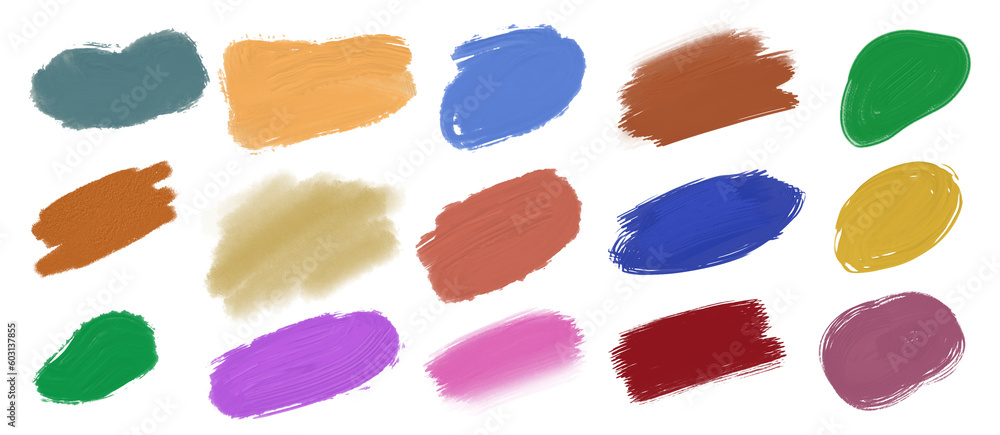 Liquid oil paint. with a wide variety of pastel colors, on a transparent background. Liquid oil paint. with a wide variety of pastel colors, on a transparent background.