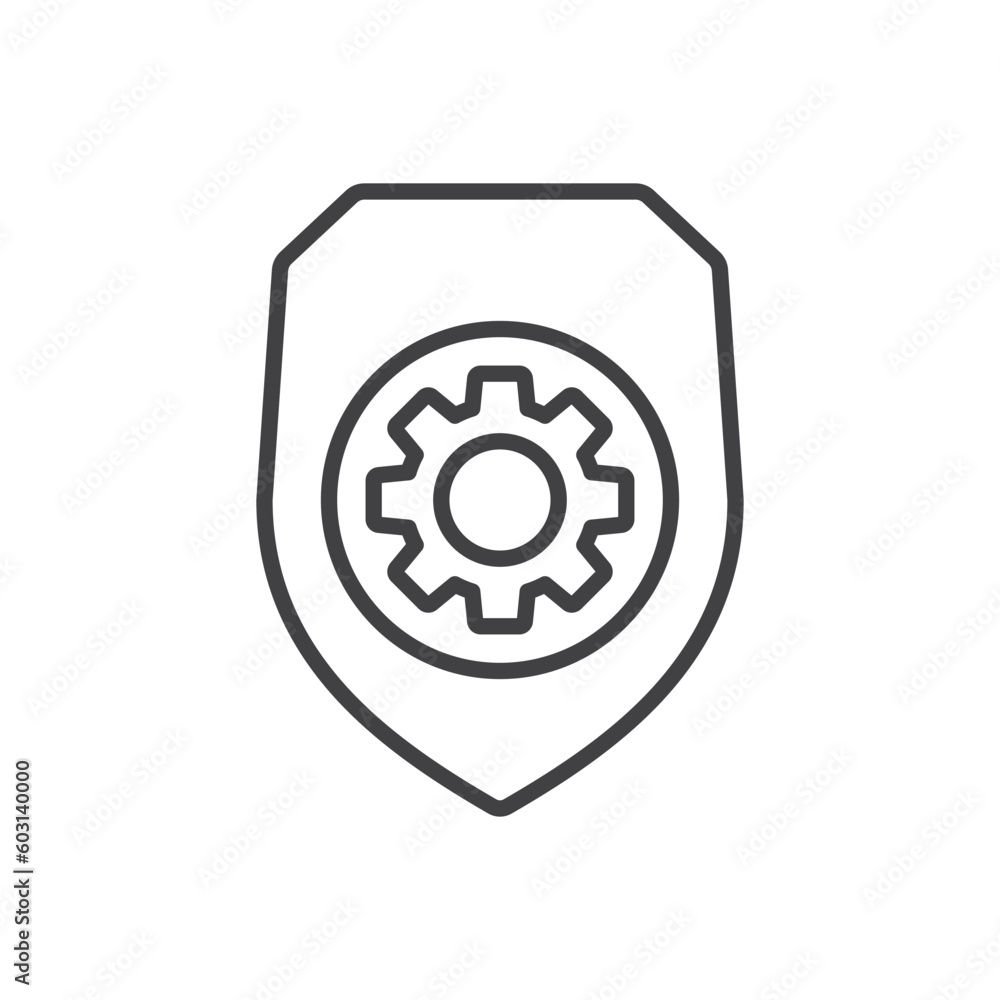 Protection setting icon Protection setting icon