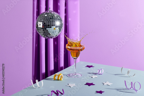 cosmopolitan on the disco dance floor photo