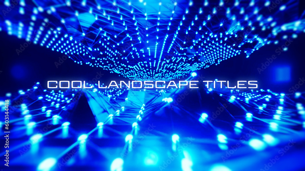 Cool Fly Through Landscape Titles Stock Template Adobe Stock
