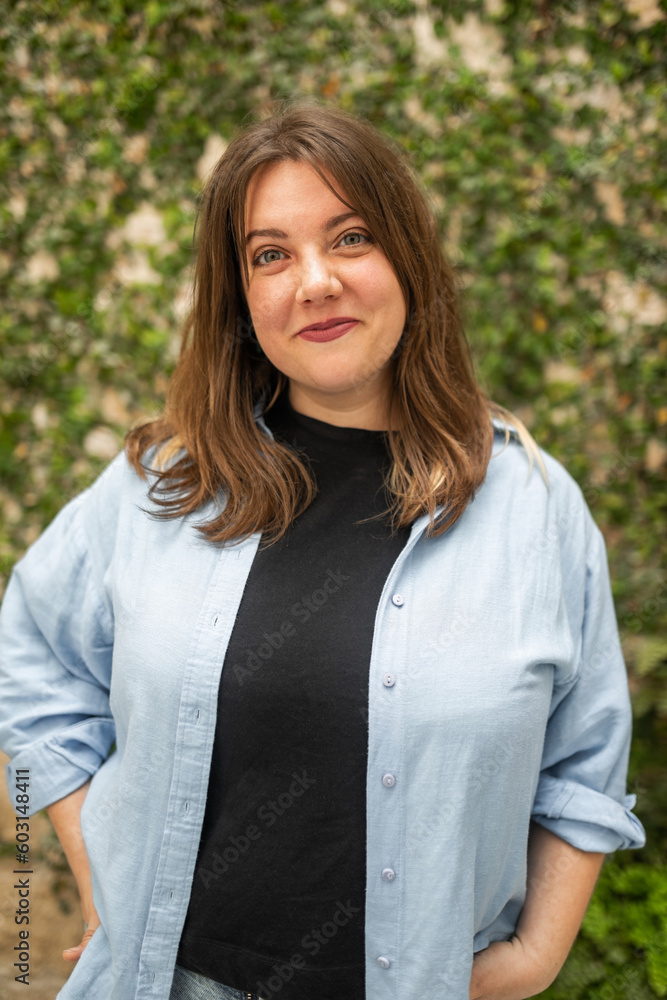 portrait of beautiful plus size woman portrait of beautiful plus size woman
