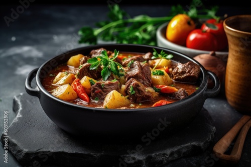 beef stew with vegetables, generative ai