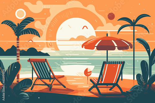 vector illustration a perfect way to bring your summer memories to life Generative AI