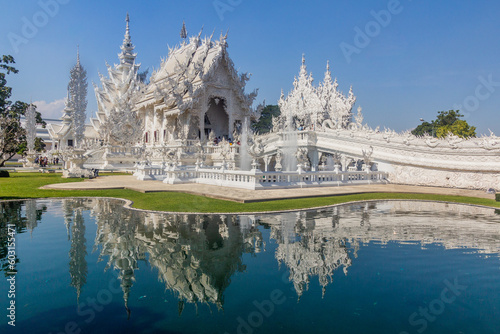 Wat Rong Khun (White Temple) in Chiang Rai province, Thailand © Matyas Rehak