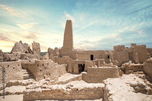 Beautiful view of the Oracle Temple in Siwa Oasis, Egypt