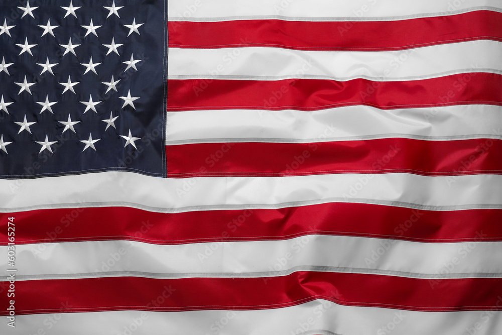 National flag of USA as background, closeup National flag of USA as background, closeup