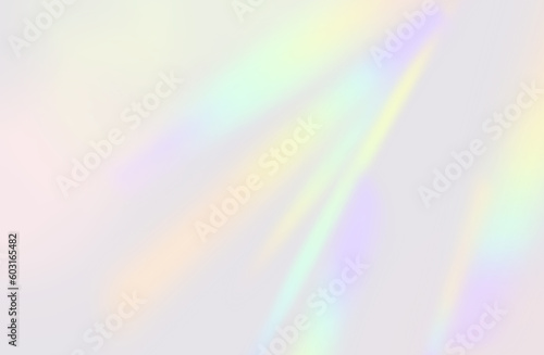 Fotografi Rainbow pastel colors on white background
