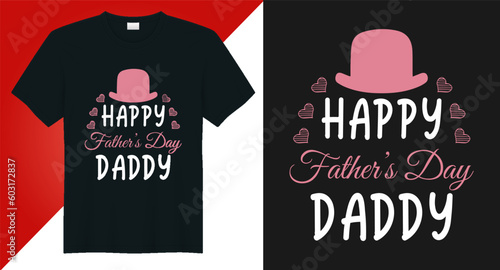 Father's Day Typography Vector Modern Tshirt Design.