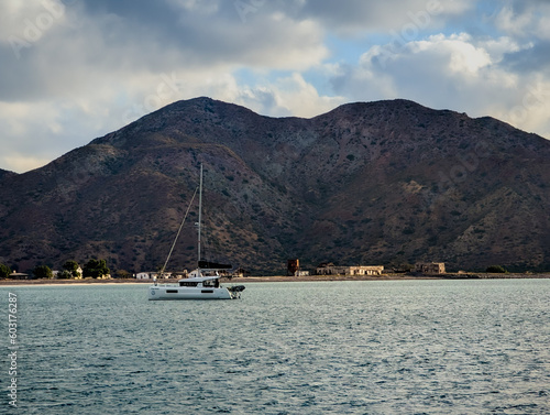 Tranquil Scenery and Yachting in Baja California