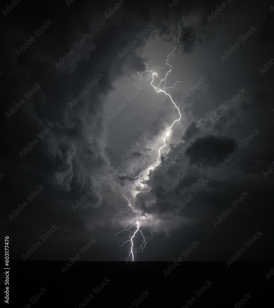 Lightning in tornado alley