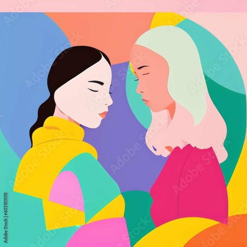 mother and daughter