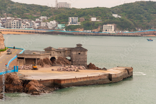 Seaport under construction