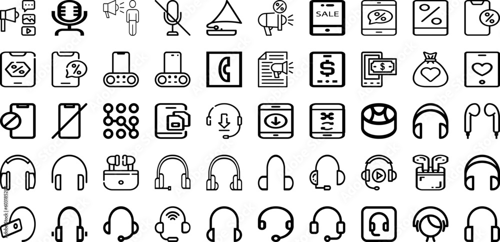 Set Of Phone Icons Collection Isolated Silhouette Solid Icons Including Isolated, Smartphone, Screen, Phone, Cellphone, Device, Mobile Infographic Elements Logo Vector Illustration