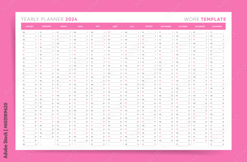 2024 Planner Wall Pink And White Planner Organizer Perfect For Work   1000 F 603189620 SN9zUFQb0BcRMBIPIKdDE8ZUPYQ5FqRH 