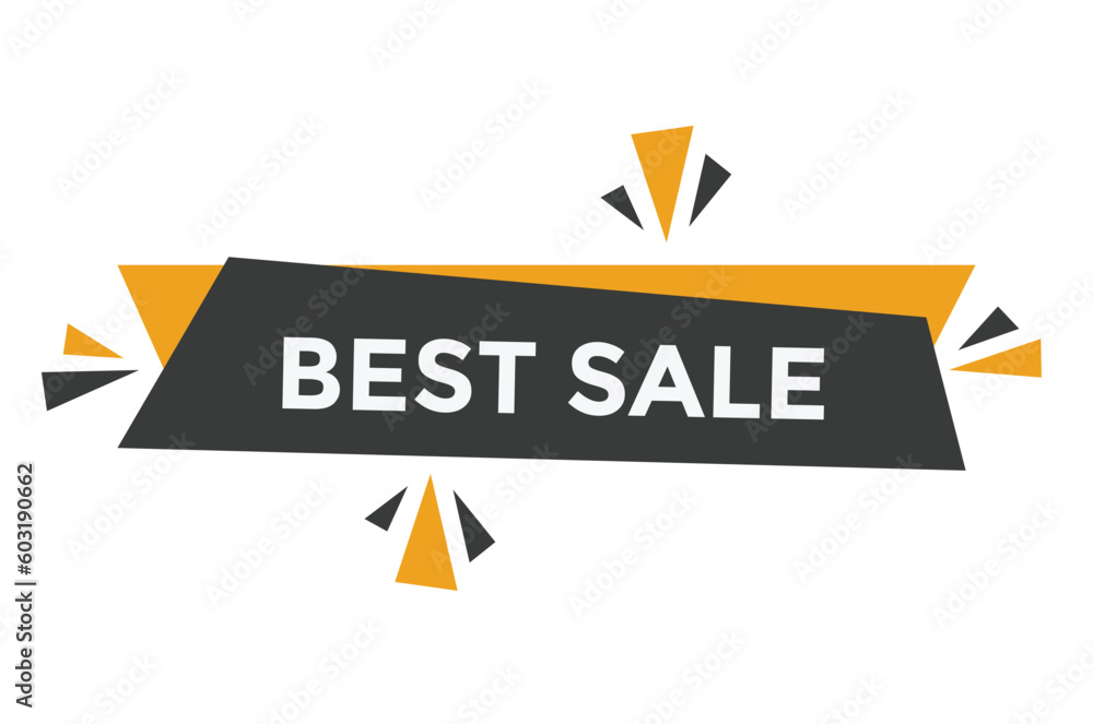Best sale button web banner templates. Vector Illustration 