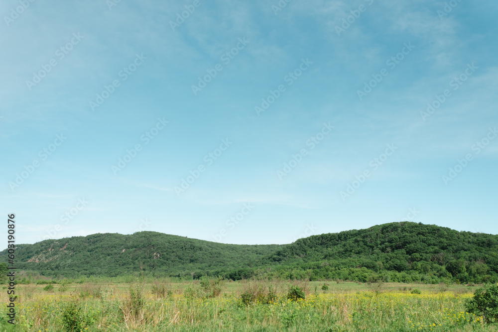 Rolling Hills near Devil's Lake State Park in Wisconsin