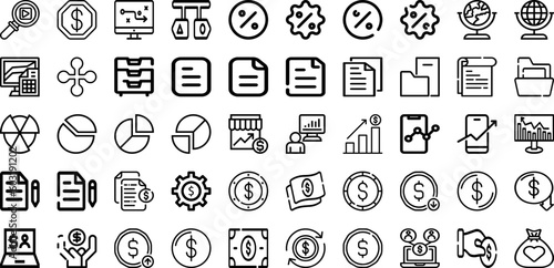 Set Of Business Icons Collection Isolated Silhouette Solid Icons Including Teamwork, Strategy, Corporate, Technology, Business, Success, Office Infographic Elements Logo Vector Illustration