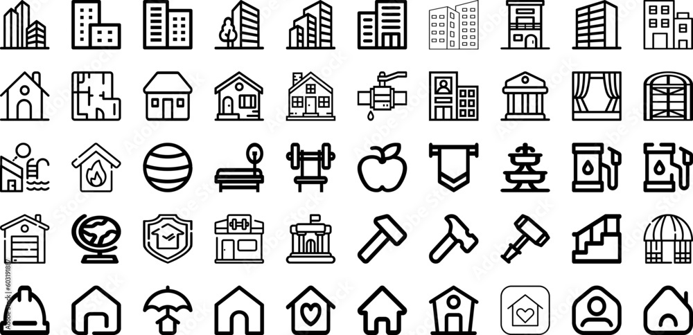 Set Of Build Icons Collection Isolated Silhouette Solid Icons Including Development, Build, Concept, Design, Work, Vector, Business Infographic Elements Logo Vector Illustration