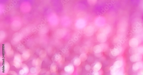bokeh background of pink tone loop, bokeh particles seamless