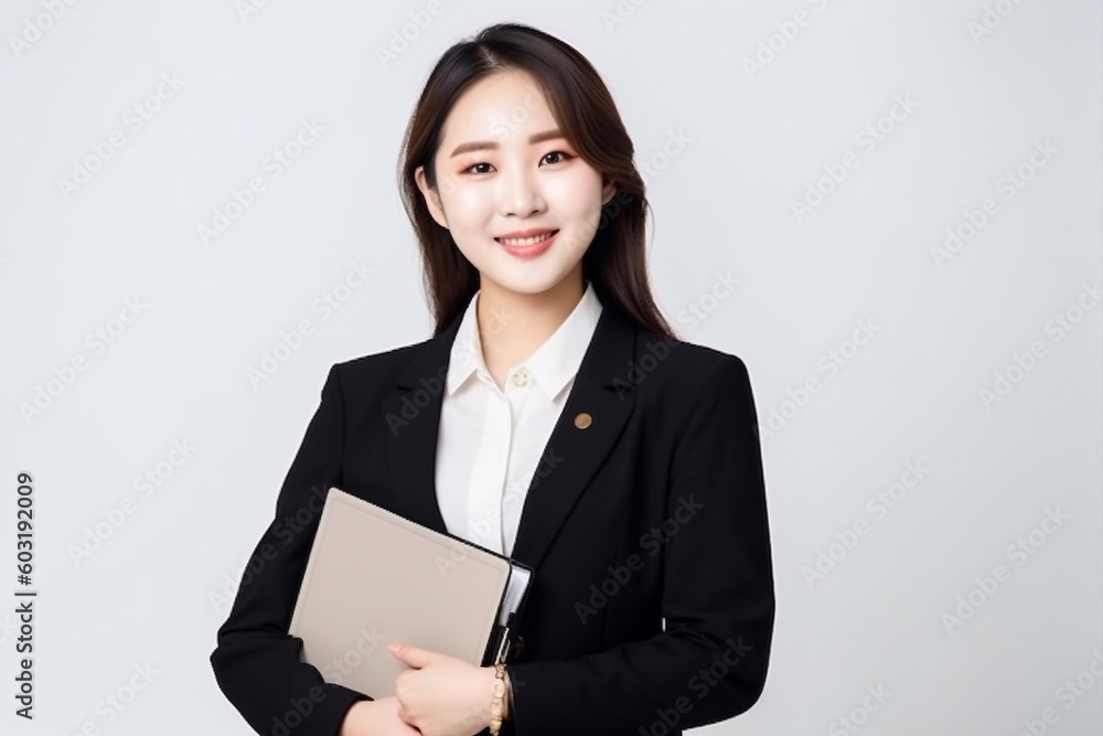 Portrait asian business woman smiling confident Portrait asian business woman smiling confident