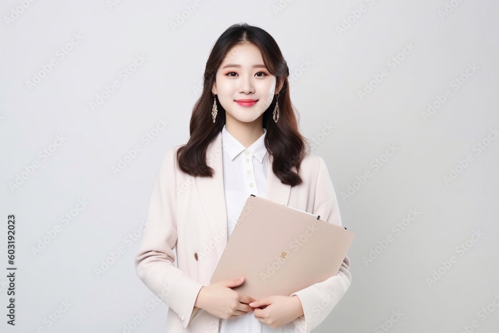 Portrait asian business woman smiling confident Portrait asian business woman smiling confident
