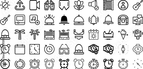 Set Of Time Icons Collection Isolated Silhouette Solid Icons Including Clock  Time  Vector  Icon  Sign  Graphic  Symbol Infographic Elements Logo Vector Illustration