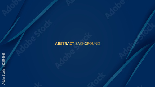 Modern vector abstract background for wallpaper, banners, invitations, luxury vouchers, and prestigious gift certificates. Premium background design with dark blue line patterns.