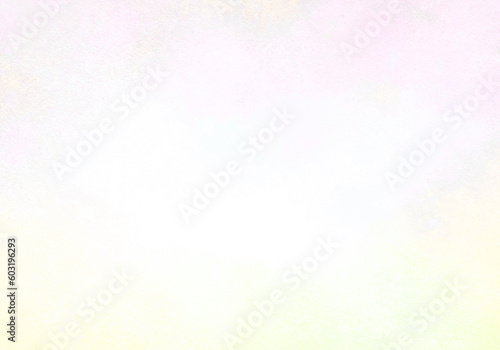 Plakat w ramie 水彩のシンプルにじみ背景 ピンク黄色