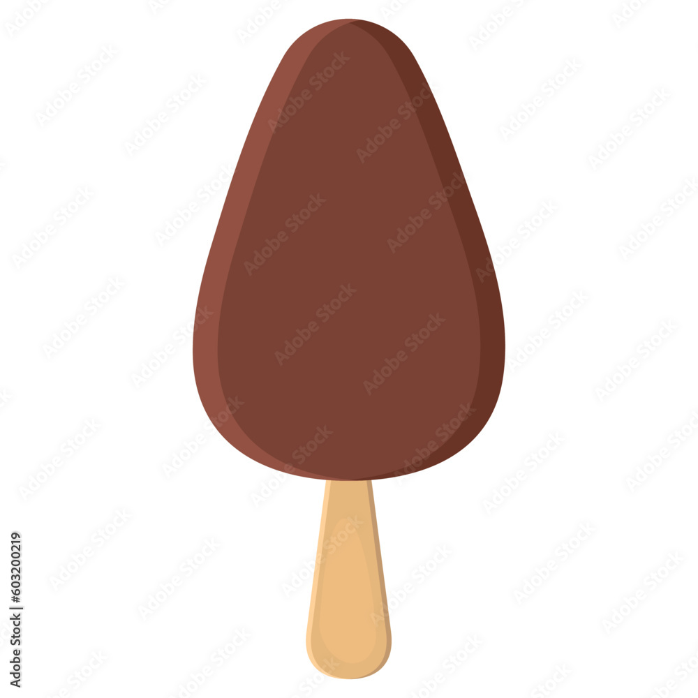 Vector cartoon image of dairy products. Delicious ice cream. The concept of a healthy lifestyle and cooking. An element for your design. Vector cartoon image of dairy products. Delicious ice cream. The concept of a healthy lifestyle and cooking. An element for your design.