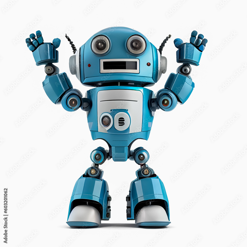 cute robot for technological content