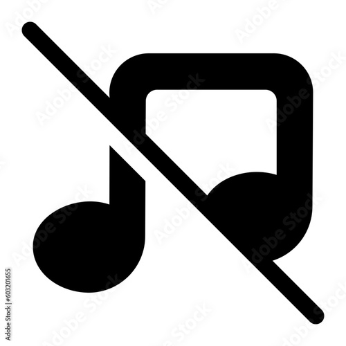 music glyph icon