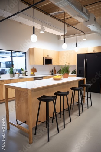 modern co-working spaces   Smart Shared Kitchen  a smart shared kitchen space designed for co-workers to socialize and recharge